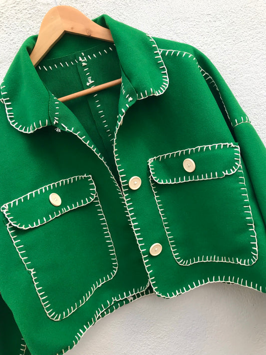 Paisley coat | Green