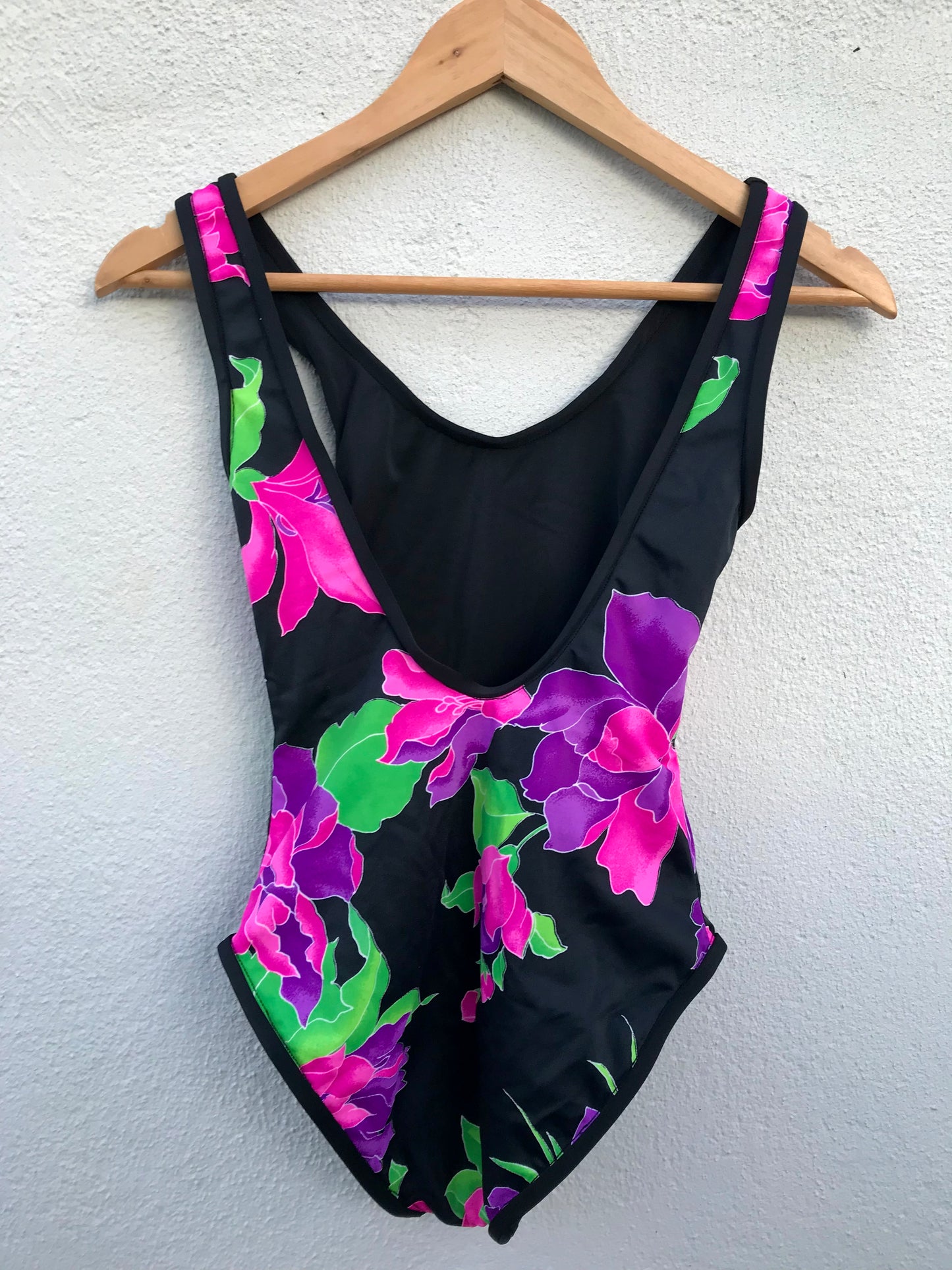 One piece | Black floral